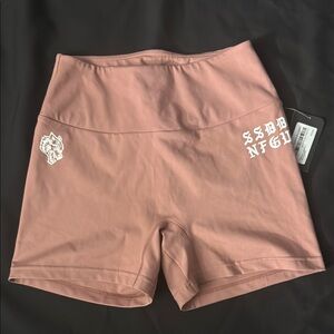Darc Sport Pink Athletic Shorts with Wide Waistband
